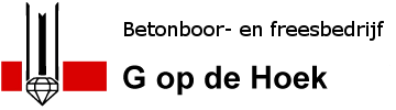 Betonboor bedrijf G op de Hoek